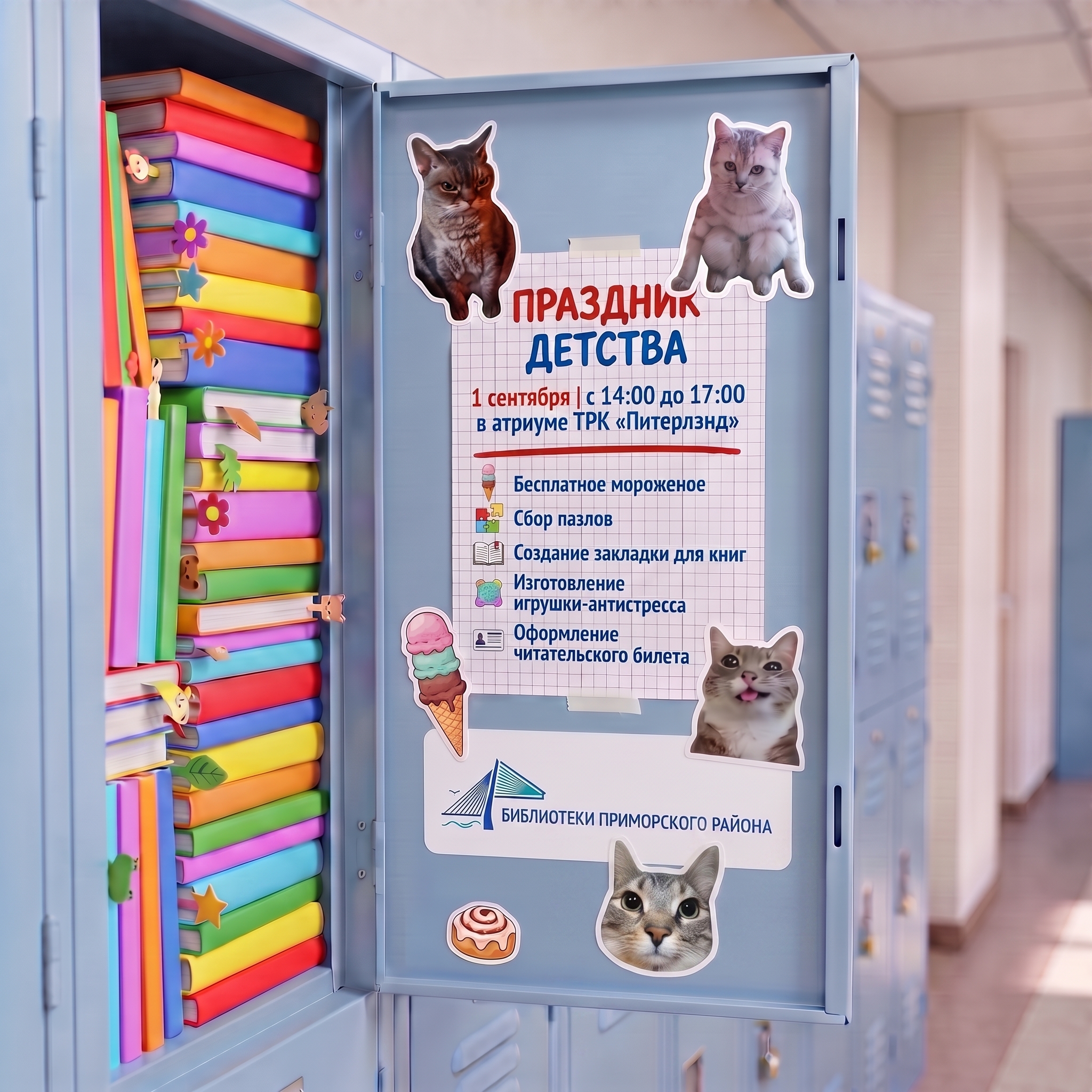Творческая зона библиотеки на Празднике детства! 